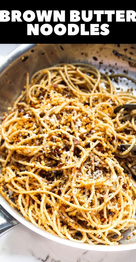 Brown Butter Garlic Noodles, Brown Buttered Noodles, Browned Butter Noodles, Brown Butter Parmesan Pasta, Brown Butter Garlic Pasta, Brown Rice Pasta Recipes, Brown Pasta Recipes, Brown Butter Pasta Recipes, Brown Butter Pasta Sauce