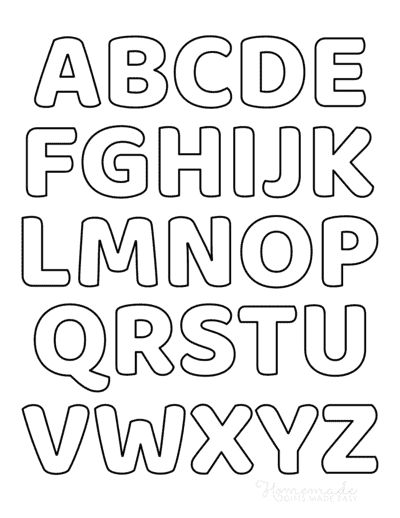 Alphabet For Applique Printable Letters, Abc Clip Art, Fonts Alphabet Bubble Letters, Picture Alphabet Letters, Bold Alphabet Letters, Felt Abc Letters, Abc Sheets Printable Alphabet, Color Alphabet Letters, Alphabet Coloring Sheets Free Printable