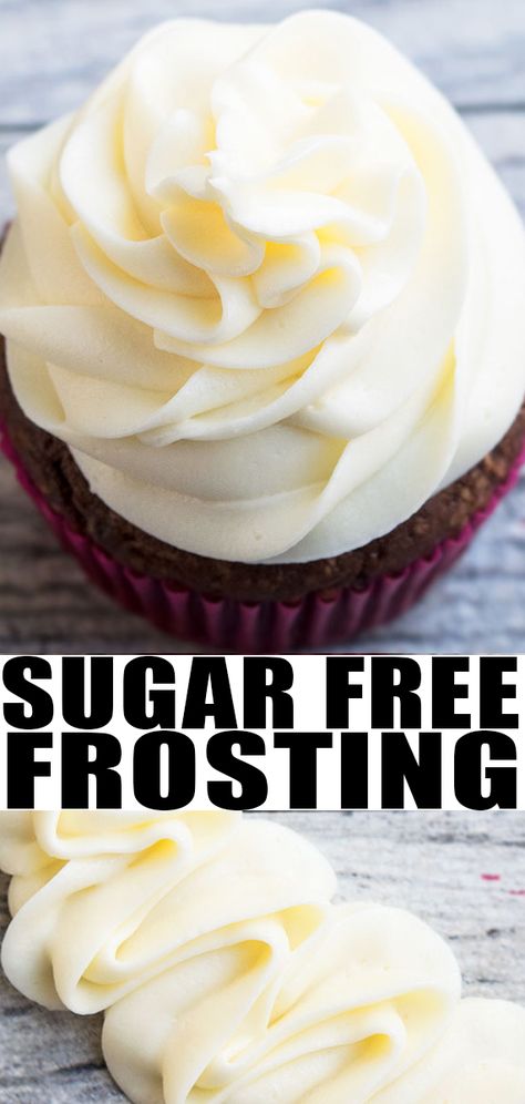 Sugarfree Frosting Cream Cheeses, Low Calorie Icing Recipe, Healthy Cake Frosting Recipe, Sugar Free Frosting Easy, Sugar Free Cream Cheese Icing, Low Sugar Cream Cheese Frosting, Sugar Free Powdered Sugar Recipe, Healthy Buttercream Frosting, Sugar Free Icing Recipe Frostings