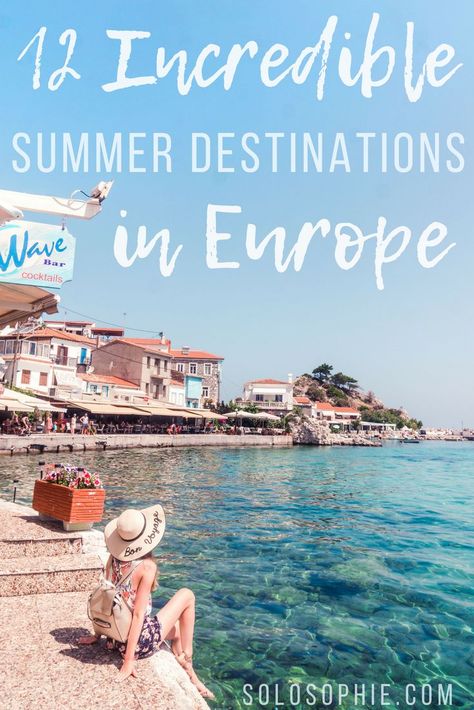 Best European Cities To Visit In Summer, European Summer Destinations, Summer Destinations Europe, Europe Summer Travel, Europe Beaches, European Holiday, Summer Travel Destinations, 2023 Travel, Summer Europe