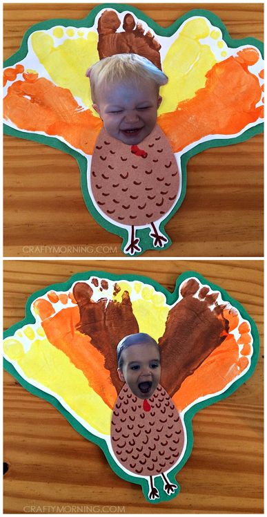 Silly Personalized Footprint Turkey Thanksgiving Craft for Kids - Crafty Morning Turkey Thanksgiving Craft, Footprint Turkey, Diy Thanksgiving Crafts, Crafty Morning, Thanksgiving Turkey Craft, Thanksgiving Crafts Diy, November Crafts, Preschool Craft, Thanksgiving Craft