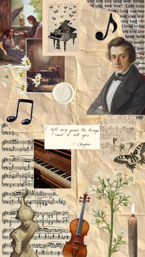 Classical Music Phone Wallpaper, Vintage Piano Aesthetic Wallpaper, Classic Music Wallpaper, Classical Music Aesthetic Art, Chopin Fanart, Aesthetic Piano Wallpaper, Classical Music Aesthetic Wallpaper, Pianist Wallpaper, Chopin Poster