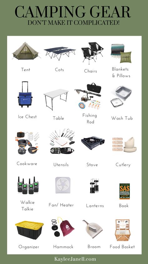 If you are tired of seeing camping travel essentials lists that are a mile long, you are not alone. I read them all and came up with a new list that I believe covers all the areas of camping and what is actually essential. Plus I found kits that make organization easier and found a tote that makes storing and transporting a breeze! #camping #travelpacking #campsetup #outside Van Camping Packing List, What You Need For Camping, Essential Camping Gear List, List Of Camping Essentials, Best Camping Ideas, Simple Camping List, Camping Needs List, Minimal Camping List, Camping Basics For Beginners