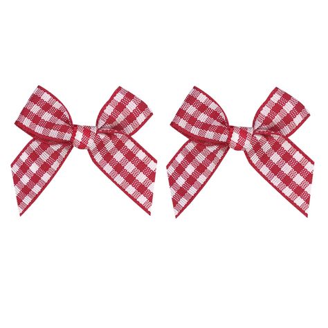 PRICES MAY VARY. 100 % Polyester Size: bow width 3 1/8" x length 3 3/8" approximately (82mmx 78mm)there will 3mm error by manual measurement Packing: 28pcs – Checkered ribbon bow appliqué embellishment decoration Color: Red and White Material : 100% polyester, certification Oeko-Tex Stardand Uses: perfect for your holiday crafts, wedding, gift, sewing, scrapbooking, hair bows, belts tons, use your imagination. Welcome to VIVIQUEN.   This gingham ribbon bow is ideal for hair decorations, scrapboo Hair Flowers, Plaid Ribbon, Gingham Fabric, Gift Diy, Mini Bows, Craft Wedding, Red Gingham, Hair Decorations, Sewing Trim