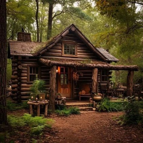 Log Cabin Aesthetic, Swedish Forest, Wood Working Projects, Log Houses, Log Cabin Living, Cabin Rustic, Little Cabin In The Woods, Cabin Aesthetic, Log Cabin Rustic