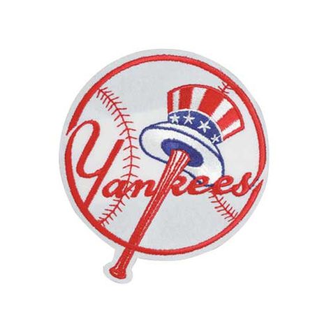 New York Yankees Primary Team Logo Patch New York Yankees Logo, Baseball Tops, Yankees Logo, Mlb Logos, Yankees Fan, Pin Logo, The Outfield, Big Head, Ny Yankees