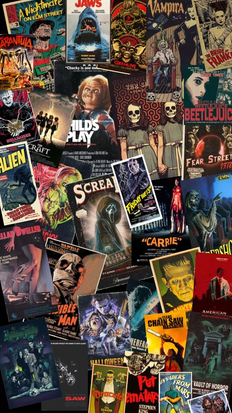 #myfirstshuffle Horror Characters Background, Horror Movie Lockscreen Aesthetic, Horror Icons Wallpaper, 80s Horror Aesthetic Wallpaper, Horror Aethstetic Wallpaper, Retro Horror Wallpaper, Horror Movie Background, Horror Movie Wallpaper Iphone, Horror Phone Wallpaper