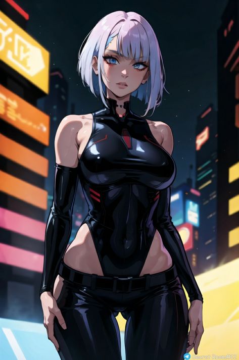 Cyberpunk Rebecca, Scifi Concept, Cyberpunk Games, Art Cyberpunk, Cyberpunk Edgerunners, Robot Concept, Art 2024, Cyberpunk Anime, Dark Disney