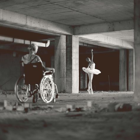 inspire Wheel Chair, Photography Words, The Dancer, Make You Cry, Jolie Photo, Story Inspiration, Just Dance, Two People, Ballet Dancers