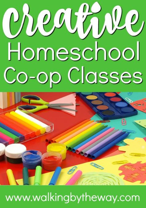 Creative Homeschool Co-op Classes - Walking by the Way Art Class Ideas, Homeschool Electives, Homeschool Coop, Homeschool Field Trips, Homeschool Elementary, Enrichment Activities, Homeschool Learning, Homeschool Kindergarten, Homeschool Life