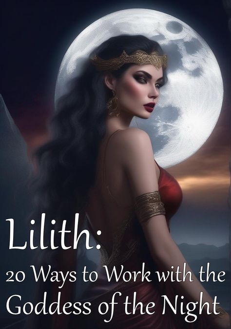 Lilith Goddess of the Night Voodoo Spells Witchcraft, Lillith Goddess, Lilith Goddess, Athena Greek Goddess, Goddess Of The Night, Goddess Spirituality, Goddess Magick, Celtic Myth, Hecate Goddess