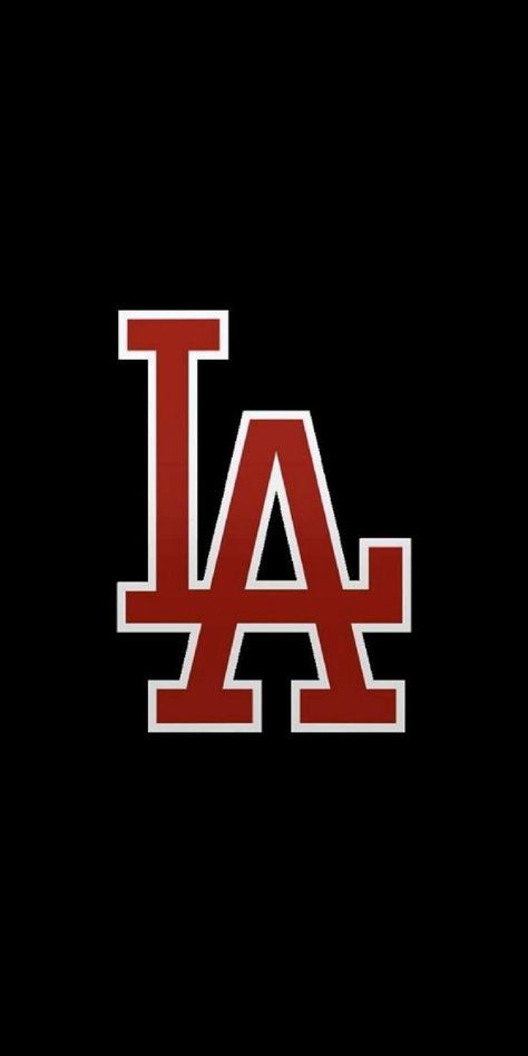 Los Angeles Logo Design, Gif Wallpapers, La Dodgers Logo, Los Angeles Logo, Los Angeles Wallpaper, Red Backgrounds, Red And Black Background, Mlb Wallpaper, Money Wallpaper Iphone