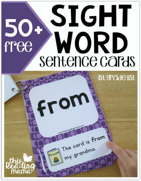 It’s time for the next set of sight word sentence cards! Today, it’s First Grade Sight Word Sentence Cards. The sight words in this list come directly from my level 3 printable sight word lists and include 1st Grade Dolch words and a few select words from Fry’s first 100 high frequency words. You can read … Whole Class Sight Word Games, Sight Word Sentence Cards, Sight Word Sentences, Sight Words Printables, Teaching Sight Words, Dolch Words, First Grade Sight Words, Sight Words List, Sight Word Practice