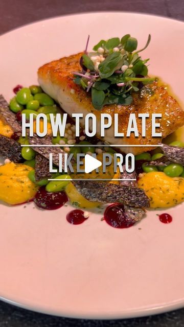 Kyle Crawford on Instagram: "Up your plating game 🔥🖤 Plating has always been one of my favourite parts of cooking. There are SOOO many ways to go about it. This is a slowed down and deconstructed view of a few general plating tips and tricks. Use this as inspiration next time you want compose an eye catching dish 🖤 #plating #culinaryarts #foodstyling #foodstylist #chef #homechef #torontochef #torontochefs #gaychef #menwhocook #guyswhocook #girlswhocook #womenwhocook #torontocooks #howto #learn" Puree Plating Techniques, Food Plating Ideas Dinners, Beautiful Plated Food, Culinary Plating Techniques, Simple Plating Ideas, Plating Techniques Presentation, Food Plating Ideas Presentation, Plating Ideas Appetizers, Entree Plating