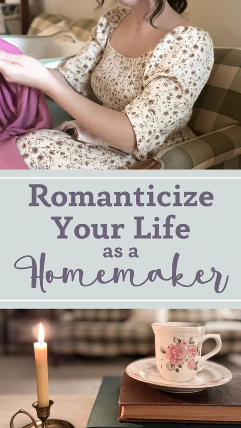 Romanticize Your Life as a Homemaker #romanticizeyourlife #romanticizinglife #homemaking #homemaker #christianwife #stayathomemom #stayathomewife #joyfulhomemaking #beautyinthemundane #joyinthemundane #femininehomemaker #embracingfemininity #femininewife #beautifulhomemaking How To Find Joy In Life Again, Childless Homemaker, How To Be A Homemaker, Homemaker Outfit Ideas, Cottagecore Homemaking, Christian Homemaking Aesthetic, Homemaker Outfit, Homemaking Books, Homemaking Motivation