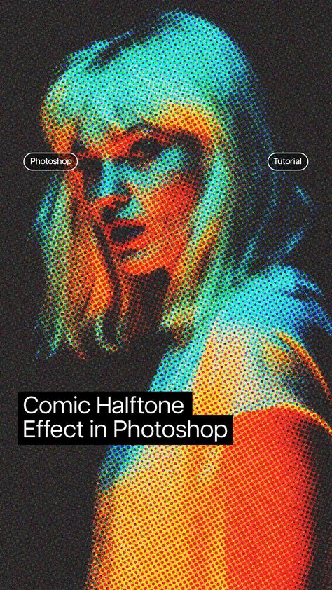 Learn to create a comic halftone effect in Photoshop with this quick video guide!. Ideal for beginners and those looking to add new techniques to their graphic design skills! . . . . . . . . . .  #photoshop #effect #tutorial #halftone #halftones #graphicdesign #comiceffect #digitalart #designinspiration #retrostyle #creativeediting #photomanipulation #visualart #artoftheday #designertips #creativity #modernart #photoeffect #arttutorial #instadesign Comic Halftone, Color Halftone, Graphic Design Skills, Halftone Effect, Photoshop Tutorial Graphics, Create A Comic, Photoshop Tutorial Typography, Adobe Photoshop Design, Creative Playground