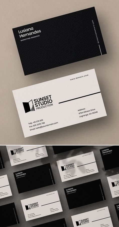 Business Card One Side, Interior Designer Business Card Creative, Business Card Design Layout, Card Business Design, Simple Business Card Design, Namecard Design, Business Card Layout, Business Card Simple, Creative Business Card Design