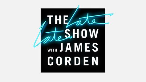 With its March 23 launch just a few weeks away, CBS' "The Late Late Show" with James Corden has revealed its official show logo. Tv Show Logos, Show Logo, Logo Tv, Late Night Show, Late Late Show, Tv Series To Watch, James Corden, Late Night Talks, The Late Late Show