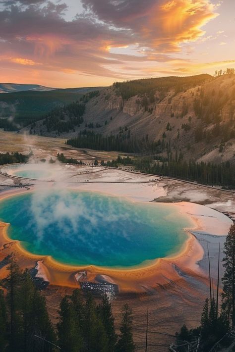 Discover the Wonders of Yellowstone National Park 🏞️✨ Explore the geothermal wonders and diverse wildlife of Yellowstone National Park. From geysers and hot springs to bison and bears, this park offers a unique natural experience. 🌿🐻 #Yellowstone #USATravel #NationalParks #NatureLovers Yellowstone National Park Photography, Montana Yellowstone, Stone Park, Yellowstone Trip, Wyoming Travel, Visit Yellowstone, National Parks Photography, Yellowstone Park, National Parks Usa