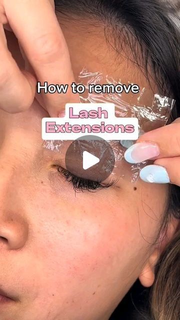 Mymodalash on Instagram: "How to remove eyelash extension? . . . Thanks @beautifiedbymana for the video 🌺 . . . #mymodalashes #mymodalash #lashremover #lashextensions #lashlover #lashartist #lashstudio #lashsalon" Removing Lash Extensions At Home, Removing Eyelash Extensions At Home, How To Remove Lashes Eyelash Extensions, How To Remove Lashes, Lash Extension Removal Diy, How To Remove Fake Lashes, How To Remove Eyelash Extensions At Home, Lash Removal Eyelash Extensions, How To Remove Eyelash Extensions