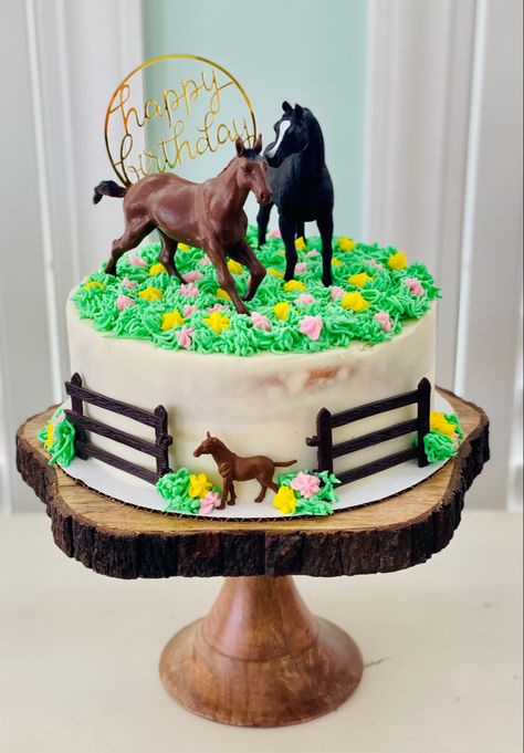 Horse Birthday Cake Ideas, Horse Themed Birthday Cake, Horse Party Cake, Horse Bday Cake, Horse Cake Decorating Ideas, Simple Horse Cake, Horse Theme Birthday Cake, Horse Birthday Cake Boy, Diy Horse Cake