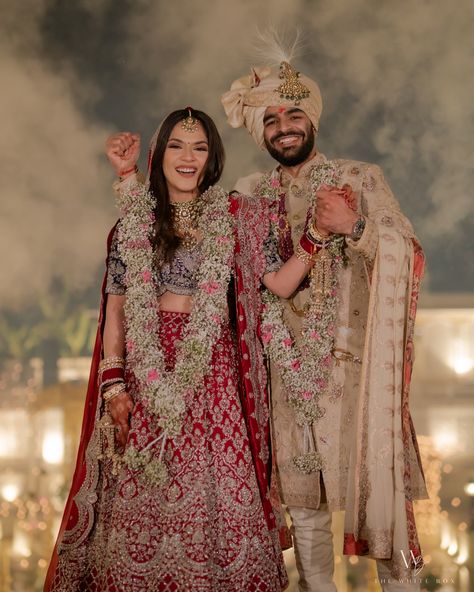 Sharvi + Ishaan ♥️ January 2024 Alsisar Nahargarh Bride - @sharvidubey Groom- @ishaankataria Photos- @thewhitebox.in Bride outfit - @jayantireddylabel Venue- @thealsisarnahargarh #alsisarmahal #alsisarnahargarh #nahargarhwedding #alsisarmahal #decorbykomal #inspiredesign #weddingdecoration #shaadisaga #decorbykomal #decorationinspo #indianwedding #luxurywedding #grandwedding #goaweddingplanner #goaweddingdecor #weddingdecorator #weddingsofinstagram # #floraldesign #flowerdecoration ... Bride And Groom Indian Wedding Outfit, Indian Wedding Outfit Bride, Groom Indian Wedding Outfits, Wedding Couple Photoshoot, Bride Groom Photoshoot, Engagement Dress For Bride, Wedding Outfits For Groom, Indian Groom Wear, Wedding Dresses Men Indian