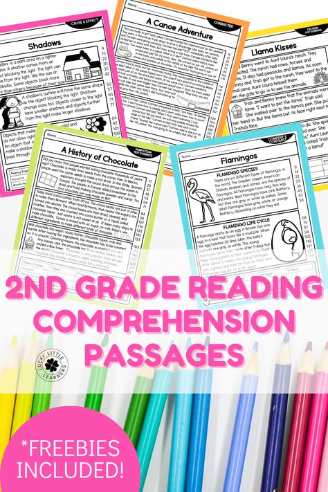 2nd Grade Comprehension Passages Free, Second Grade Reading Passages, Reading Rotations 2nd Grade, Second Grade Comprehension Passages Free, Second Grade Fluency Passages Free, Reading Homework 2nd Grade, Reading Comphrension Grade 2, First Grade Reading Passages, 2nd Grade Fluency Passages Free