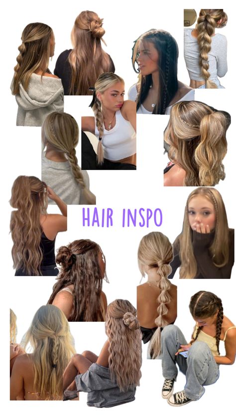 Hairstyle Examples, Easy Hairstyles For Thick Hair, Hair Inspiration Long, Cute Simple Hairstyles, Hairstyles For Layered Hair, Blonde Hair Inspiration, Hair Stylies, Hairdo For Long Hair, Hair Stylist Life