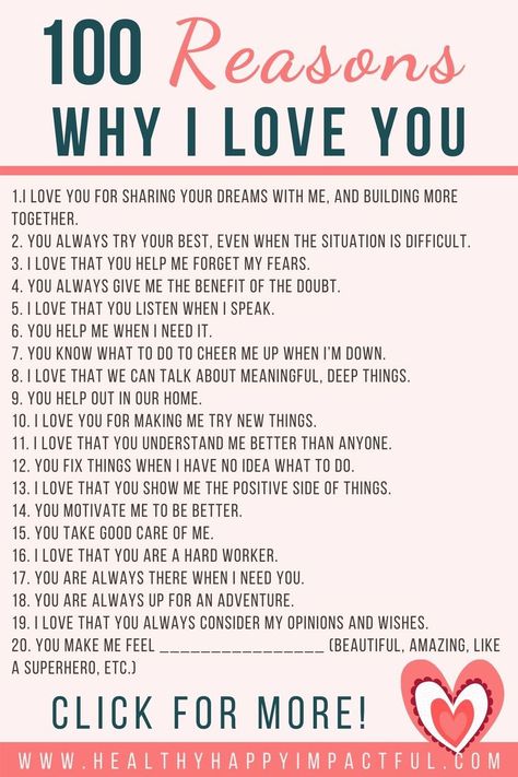 Need to express your feelings to your best friend, kids, mom, or husband this Valentine's Day? Let this post help you with this big list of reasons why I love you. Easy ideas that will get you brainstorming! Reasons I love you kids. Reasons I love you boyfriend. 100 reasons why i love you diy free printable. 100 Reasons Why I Love You Boyfriend Diy Gift Ideas, 100 Reasons I Love You Boyfriend, 5 Reasons Why I Love You Boyfriend, Reason To Love You, The Things I Love About You, Reasons Why I Love You Best Friend Jar, Reasons Why I Love You Jar Diy, Things That I Love About You List, 6 Reasons Why I Love You