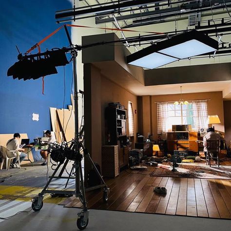 Indoor Cinematography, Film Production Design, Production Design Film Aesthetic, Film Production Aesthetic, Set Decoration Film, Production Design Film, Cinematic Lighting Interior, Movie Set Behind The Scenes, Working On Film Set Aesthetic