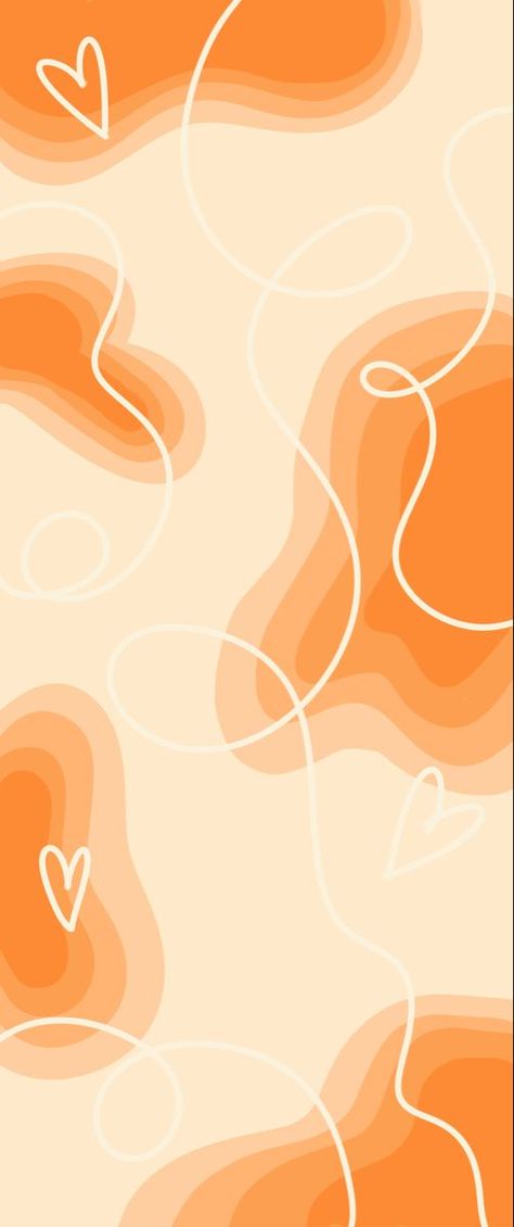 Cute Orange Aesthetic Pastel, Aesthetic Pastel Orange Wallpaper, Cute Light Orange Wallpaper, Orange Backgrounds Aesthetic, Orange Hearts Aesthetic, Iphone Background Orange, Aesthetic Wallpapers Orange, Orange Summer Aesthetic Wallpaper, Cute Orange Aesthetic Wallpaper