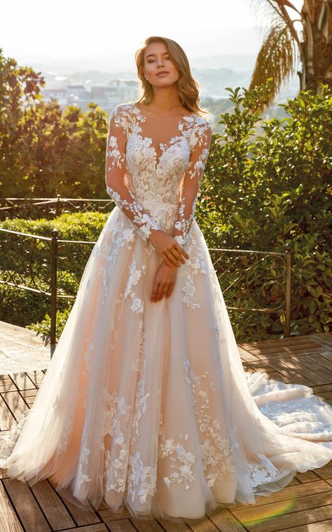 Ivory Lace Wedding Dress With Sleeves, Wedding Dresses Lace Sleeves Ballgown, Wedding Dress With Long Sleeves Lace, Ivory Wedding Dress Long Sleeve, Long Sleeve Wedding Dress Ivory, Princess Wedding Dresses Sleeves, Long Sleeve Wedding Dress Ball Gown Lace, A Line Wedding Dress With Lace Sleeves, Wedding Dress Long Lace Sleeves