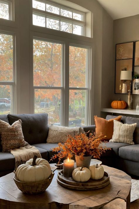 Fall Furniture , Autumn Cozy Fall ,Decor Easy Fall ,
Decor Neutral Fall ,Decor Fall ,Decor Inspiration ,Fall Decor Ideas Gray Sofa Fall Decor, Cashmere Living Room Decor, Fall Living Room Grey Couch, Simple Fall Decor Living Room Cozy, Dark Grey Couch Fall Decor, Simple Fall Living Room Decor, Cozy Fall Aesthetic Decor, Autumn House Decor Living Room, Autumn Aesthetic Living Room