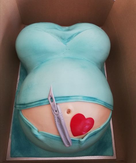 Pregnant, Baby bump cake gynecologist farewell Bump Cake, Baby Bump Cakes, Doctor Cake, Pregnant Baby, Sugar Art, Baby Bump, Baby Bumps, Themed Cakes, Cake Designs