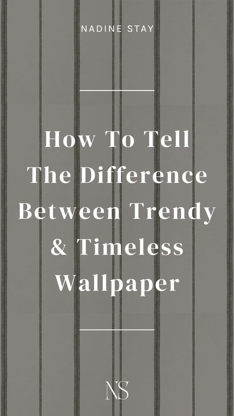 How to tell the difference between trendy vs timeless wallpaper. 9 timeless wallpapers. Trendy wallpaper patterns. How to pick wallpaper patterns that fit the style of your home. 9 timeless wallpaper patterns. #wallpaper #timelessvstrendy #timelesswallpaper #trendywallpaper One Wall Wallpaper Bedroom Patterns, Wallpaper In Office Interiors, Paneling With Wallpaper Above, Dining Room Ideas Wallpaper, Accent Wallpaper Office, Living Room With Wallpaper Ideas, Traditional Modern Wallpaper, Wallpapered Rooms Ideas, Transitional Style Wallpaper