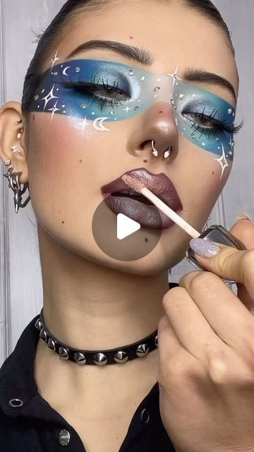 Space Age, Telescopic Lift Mascara, Butterfly Palette, Tape Makeup, Space Panda, Makeup Inspired, Midnight Sky, Creative Makeup Looks, Creative Makeup