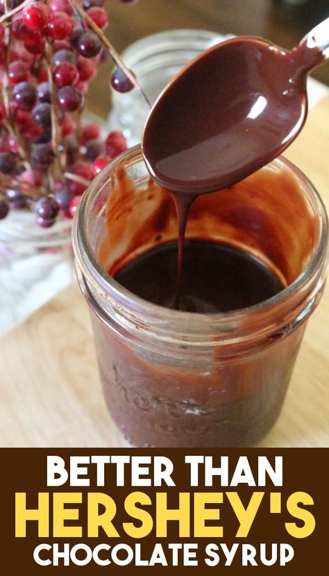 Chocolate Syrup For Cake, Homemade Chocolate Syrup Recipe, Homemade Chocolate Syrup For Ice Cream, Best Chocolate Sauce Recipe, How To Make Chocolate Syrup Homemade, Easy Chocolate Syrup, Choc Syrup Recipe, Ice Cream Chocolate Sauce, Healthy Chocolate Sauce Recipe