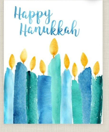 Happy Hannukah Image, Hannukah Cards Diy, Hanukkah Watercolor, Hanukkah Aesthetic, Happy Hanukkah Images, Hanukkah Cards Handmade, Chanukah Cards, Hanukkah Decorations Diy, Hannukah Crafts