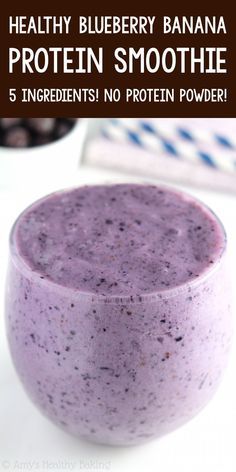 Protein Smoothies Without Powder, Healthy High Protein Smoothies, Fitness Smoothies, Morning Shakes, Banana Protein Smoothie, Smoothies Vegan, Fruit Smoothie Recipes Healthy, High Protein Smoothies, Best Smoothie