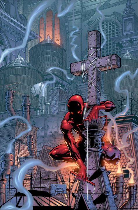 Daredevil Artwork, Joe Quesada, Daredevil Art, Comic Wallpaper, Daredevil Comic, Kurama Naruto, Marvel Superheroes Art, Marvel Daredevil, Marvel Characters Art