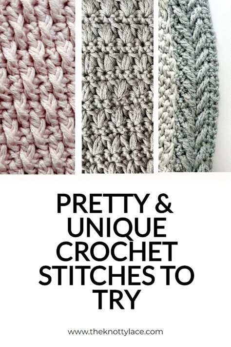 Pretty and Unique Free Crochet Stitch Patterns to Try Crochet Stitches For Clothing, Crochet Blanket Stitches Patterns, Intermediate Crochet Patterns Free, Crochet Trellis Pattern, Crochet Flowers Stitch, Overlay Crochet Patterns Free, Long Crochet Stitch, Textured Stitches Crochet, Crochet Patterns Intermediate