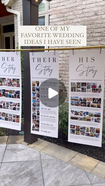 UTAH PHOTOGRAPHER on Instagram: "It has been almost a year since I first saw this idea and I still am OBSESSED! A super unique wedding decoration that you can share on your wedding day to tell YOUR love story💓 trust me.. everyone will love this!   Know someone getting married? Tag them and share this to show them a unique wedding idea!   #weddinginspiration #weddingideas #weddinginspo #wedding #destinationwedding #destinationweddingphotographer #utahweddingphotographer #coloradoweddingphotographer #moabweddingphotographer #weddingplanning" Interactive Wedding Ideas Unique, June Wedding Decorations, Unique Sign In Ideas For Wedding, Funny Wedding Decor, Wedding Party Activities, Fun Wedding Decor Ideas, Wedding Photo Props Ideas, Wedding Vision Board Ideas, Story Of Us Wedding