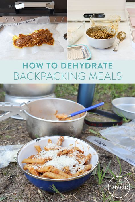 Dehydrating your favourite meals for hiking - Luvele US Dehydrated Foods, Backpacking Meals, Hiking Food, Backpacking Food, Dehydrated Food, Backpacking Tips, Easy Camping, Survival Food, Food Supply