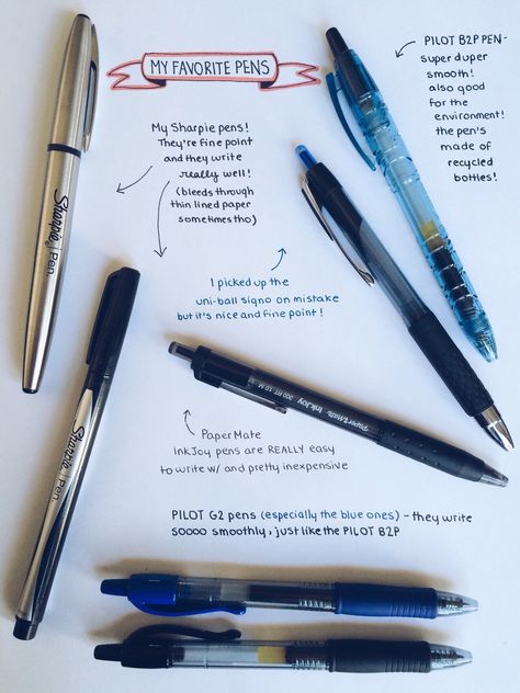 A guide to good note-taking pens!   http://cw0630.tumblr.com/post/135051773777/for-whoever-wanted-me-to-make-a-post-about-my-fave Best Pencils For Note Taking, Pens For Good Handwriting, Good Writing Pens, Pen For Note Taking, Note Taking Pens And Markers, Best Pens To Write With, Note Taking Stationary, Good Pens For School, Best Gel Pens For Note Taking