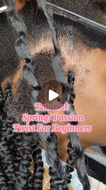 Brittany | Traveling Hair Stylist on Instagram: "💥Tutorial: Spring /Passion Twist For Beginners❗️Follow To See More Hair Tutorials.  Save and Try for later. Call or text 301-485-9298 for an appointment. 

"Twist into Spring: Elevate your style with this easy-to-follow tutorial! 🌸 #SpringTwist #HairTutorial"

Call or text 301-485-9298. Need a cut? Need a braider? Need a stylist for your child? Need a stylist for yourself?  Tired of going to the salon? I'll travel to you😁. Mane Event Beauty is now accepting new clients. Book Your Appointment Today!

 #springtwists #passiontwists #twists #dmvhairstylist #twistsbraids #hair #hairhacks #healthyhair #Hairproduct #haircare #haircareproduct #hairs #explore #viral" Braided Passion Twist, Passion Twists How To, Passion Twist Crochet Tutorial, How To Start Passion Twist, How To Do Spring Twist, Boho Twist Tutorial, Spring Passion Twist, How To Do Spring Twist Braids, Spring Twist Tutorial