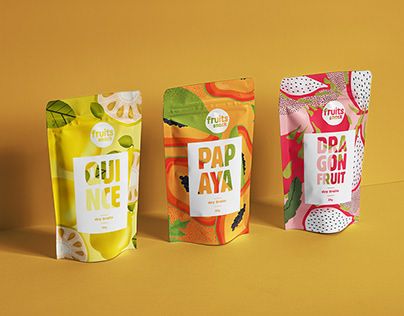 Packaging Dry Fruit, Dried Fruit Packaging Ideas, Fruit Snack Packaging, Dry Fruits Packaging Design, Fruits Design Ideas, Fruit Label Design, Dried Fruits Packaging, Dry Fruit Packaging, Fruit Branding