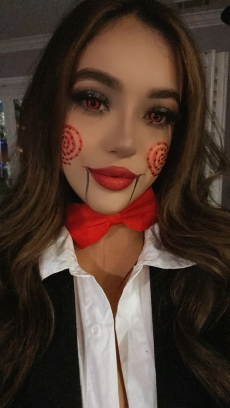 Saw
Jigsaw
Halloween Makeup
Costume Simple Halloween Costumes For Women Diy, Horror Characters Costumes Women, Jigsaw Costume Black Women, Saw Doll Halloween Costume, Jig Saw Costume Female, Jig Saw Makeup Halloween, Saw Woman Costume, Jigsaw Cosplay Female, Women’s Saw Costume