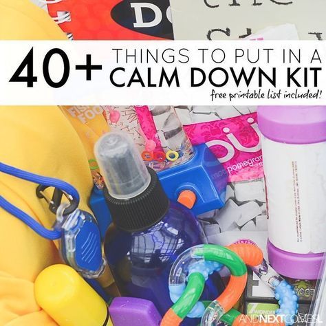 Calm Down Box For Kids, Calm Down Box, Calm Box, Calm Down Kit, Calm Down Corner, Calming Strategies, Sensory Tools, School Social Work, Calming Activities