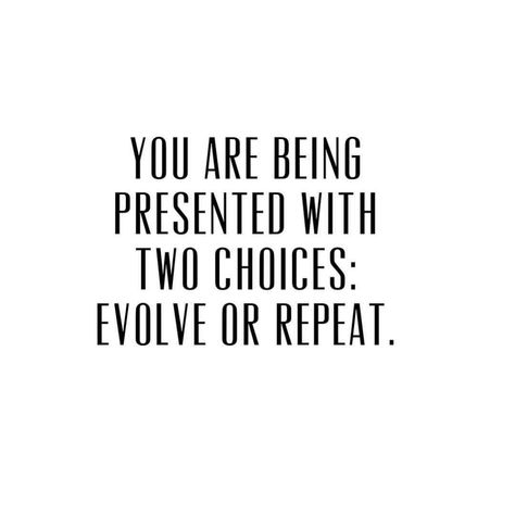 The Chalkboard Mag on Instagram: “You are being presented with two choices: evolve or repeat. 📸: @monicarosestyle” Evolve Or Repeat, Single Era, Sport Psychology, How To Believe, Losing Faith, Inspirational Sayings, Life Coaching, A Quote, Note To Self