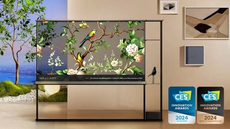 CES 2024: LG's transparent OLED TV disappears when turned off | Mashable Transparent Tv, Lg Signature, Fancy Office, Behind The Screen, Tv Display, Oled Tv, Lg Electronics, Entry Hall, Wow Factor